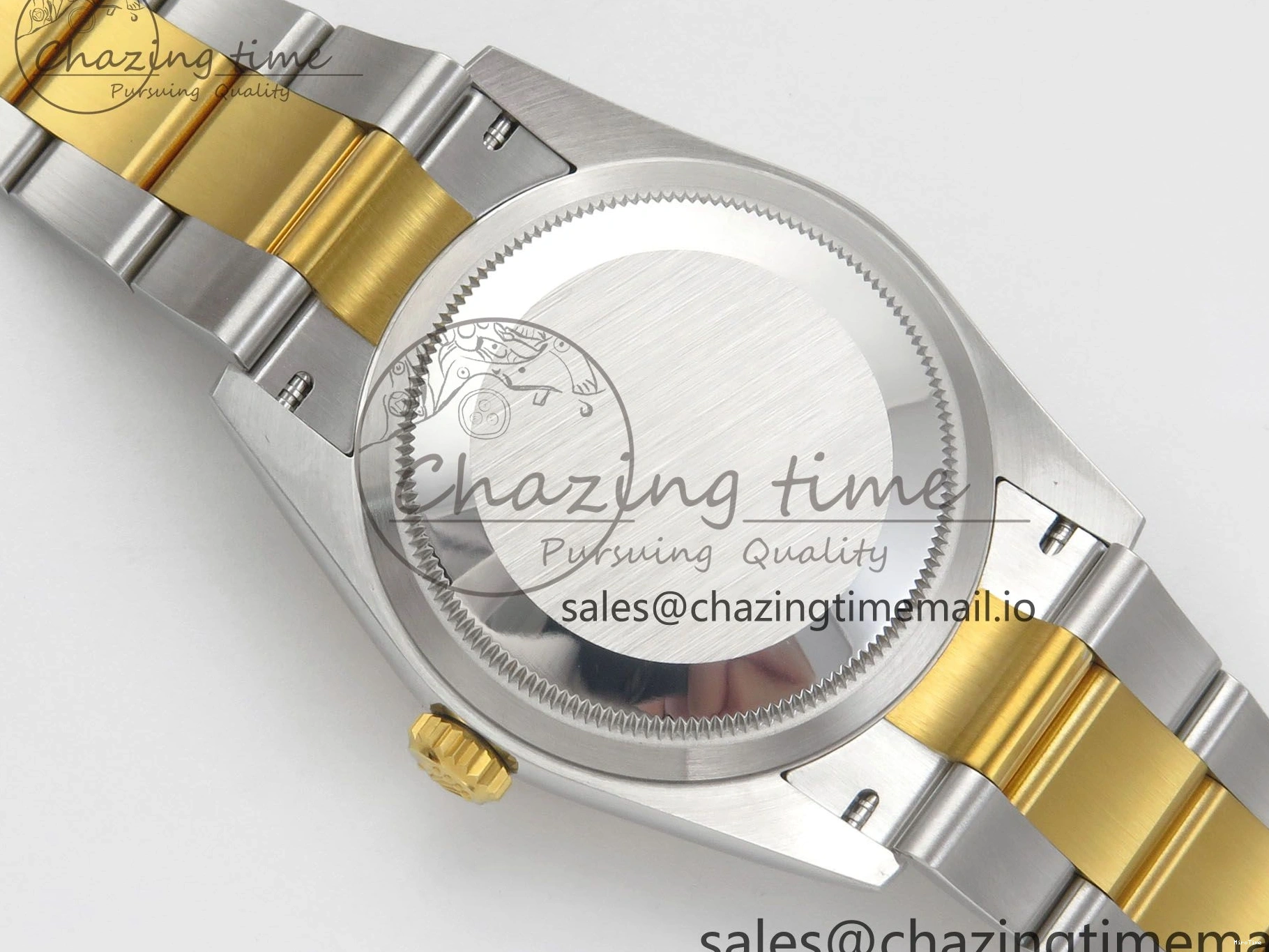 MiroTime 0327 SunProtective DateJust 36 SS YG ARF 1:1 Best Edition 904L Steel YG Leaf Diamonds Dial on Oyster Bracelet SH 87